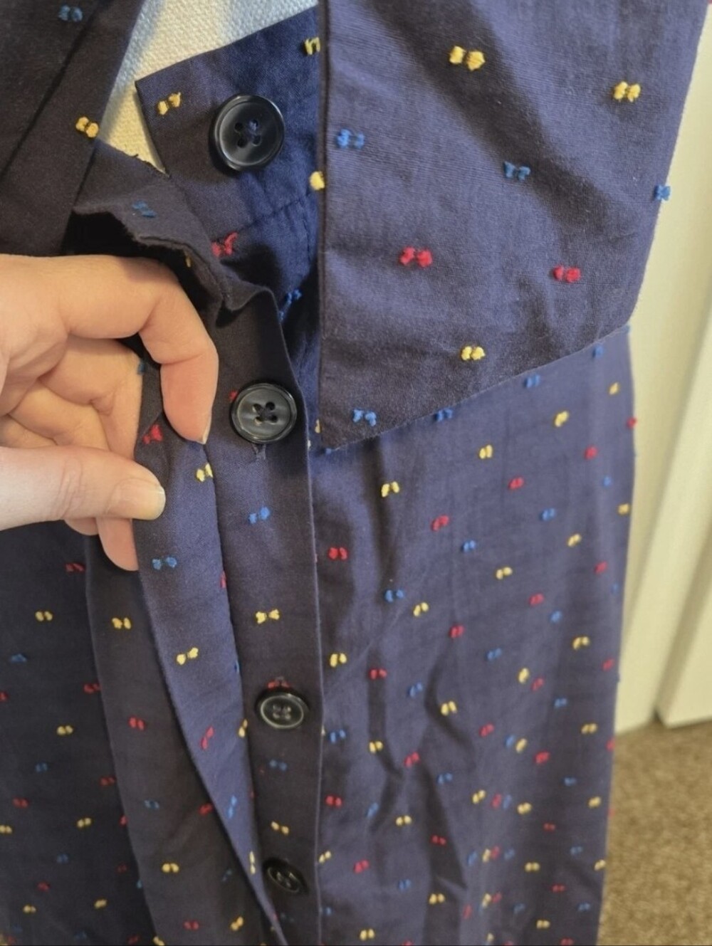 New! H＆M Strapped Bow Summer  Dress / 12 - Picture 4 of 10